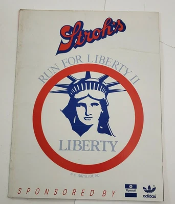 1982 Stroh's Run For Liberty II Program Sponsored By Plymouth & Adidas Program  - Image 1 of 4