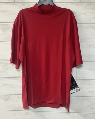 NUEVO CON ETIQUETAS FootJoy Performance Manga Corta Golf Simulación Cuello en T Escarlata Talla Grande Rojo Foto 1 de 4