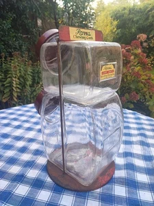 Rare Distributeur Publicitaire Royal, Bocal Bonbons/ Sucette , Épicerie Ancienne - Photo 1/6