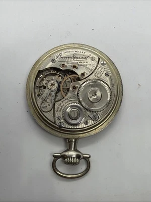 ILLINOIS 21J BUNN SPECIAL ADJUSTED 161A 60 HOUR ELINVAR TYPE IIP RARE VARIANT - Image 1 of 4