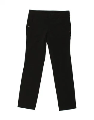 Pantalones informales rectos para mujer PRADA IT 42 medianos W30 L30 negros deportivos CL34 Foto 1 de 4