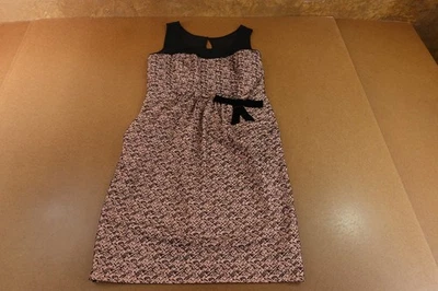 Nuevo vestido vaquero Albertine Moulinette Soeurs Anthropologie para mujer 10 rosa negro Foto 1 de 4