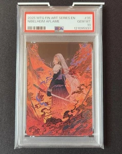 Tarjeta de arte Magic The Gathering Final Fantasy Sephiroth Nibelheim Aflame PSA10 inglés - Imagen 1 de 2