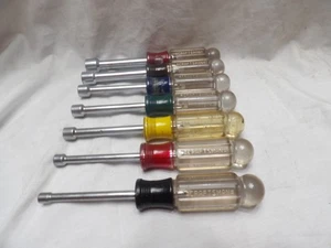 Craftsman 7 Pc. Nut Driver Set 3/16" to 1/2" Made in USA - Picture 1 of 7