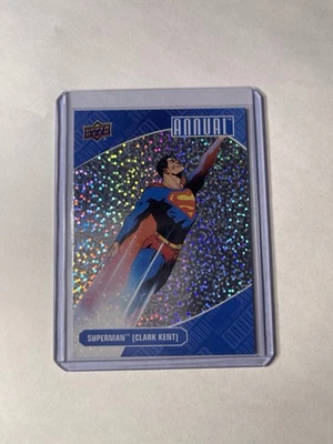 2023-24 Upper Deck DC Annual Silver Sparkle Superman #1 - Image 1 of 2