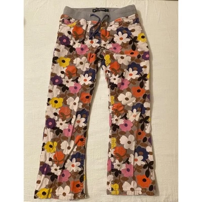 Mini Boden Niños Talla 7 Estampado Floral Pantalones Corazón Bolsillo Niñas Colorido Foto 1 de 4