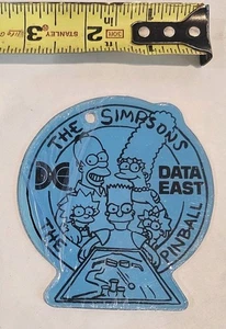DATA EAST THE SIMPSONS PINBALL PROMO PLASTIC NOS VERY RARE HAS PROTECTIVE FILM  - Picture 1 of 1