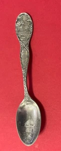 1821 Fort Dearborn Lincoln Home Sterlingsilber 12,1 g 4 Zoll Souvenir-Löffel - Bild 1 von 9