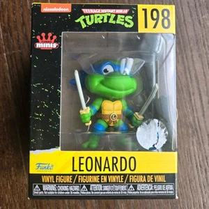 Teenage Mutant Ninja Turtles Leonardo minies vinyl figure figurine 198 funko min - Picture 1 of 8