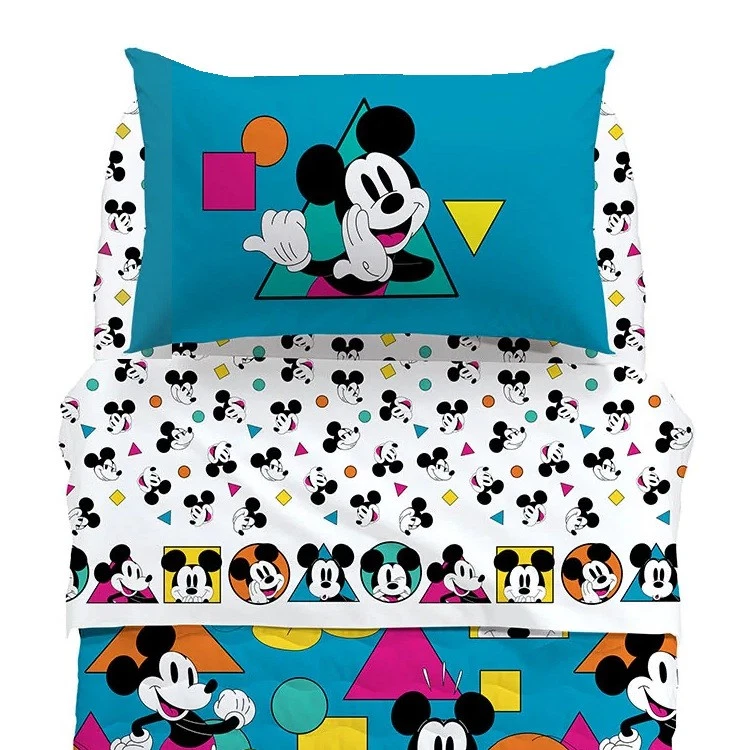Completo letto UNA PIAZZA Caleffi  Disney Art. Mickey Geo N°174 - Immagine 1 di 1