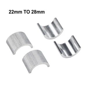 Spacers Conversion Shims 1-1/8\" 22 Mm To 28mm 4Pcs 7/8\" Aluminum Alloy - Picture 1 of 21