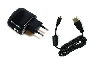 USB Ladegerät und USB Ladekabel Datenkabel für Panasonic Lumix DMC-TZ61 DMC-TZ71 - Bild 1 von 1