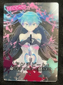Hatsune Miku VOCALOID Plastikkarte DEKO 39 Morinaga I 10 - Bild 1 von 2