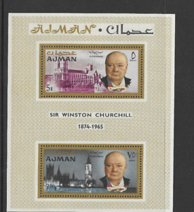Ajman 1967 Winston Churchill 1874-1965 MS