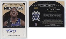 2013-14 NBA Hoops Signatures Marcus Thornton #27 Auto