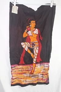 Bufanda multicolor vintage marroquí BoHo tapiz envoltura para la cabeza? - Imagen 1 de 5