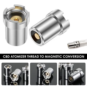 4Pcs Thread Adapter 304 Stainless Steel Threaded Ring Adapter Kit 510 Magnetic①· - Picture 1 of 11