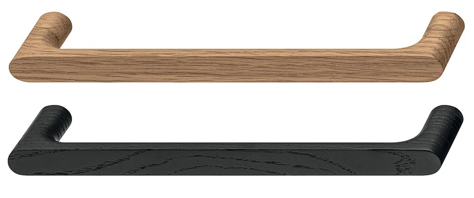 Häfele Möbelgriff Holz Bügelgriff Türgriff Eiche Esche Holzgriff Natur Griff - Bild 1 von 4