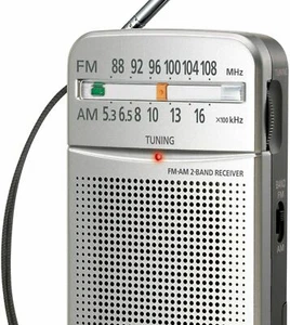 Panasonic AM/FM tragbares Radio, RF-P50D, batteriebetriebenes Taschenradio - Bild 1 von 4