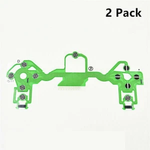 2Pc Controller dualshock PS4 V4 JDM-001 Conductive Film Keypad Flex Cable Ribbon - Picture 1 of 2