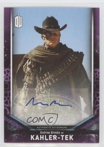 2018 Topps Doctor Who Signature Series Andrew Brooke Kahler-Tek as Auto 0r4