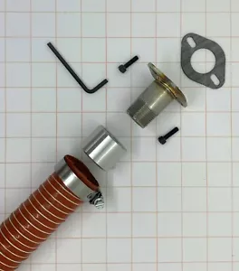 Escape GenExhaust para generador Firman #68 o # 88 arrestor de silicona extennsn 1-1/2" (1') - Imagen 1 de 7