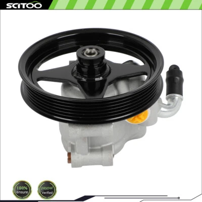 Power Steering Pump with Pulley for Lincoln Town Car Ford Crown Victoria Mercury - Image 1 of 4