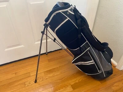 Nitro Golf Black AND Silver  Stand Bag Lightweight EUC  Dividers - Image 1 of 4