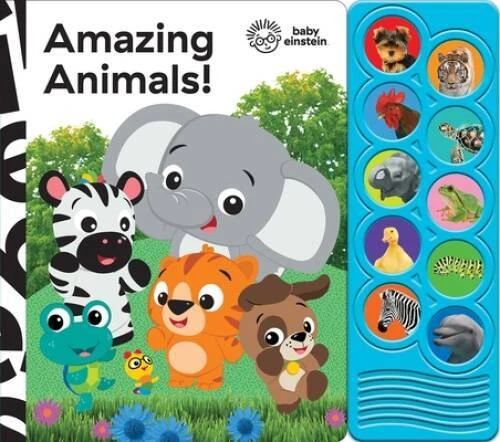 Baby Einstein - Amazing Animals 10-Button Sound Book - PI Kids (Play-A - GOOD - Image 1 of 1