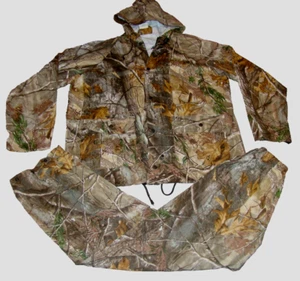 Gander Mountain Mens Medium RealTree AP Camo Hunting Rain Coat Jacket & Pants - Picture 1 of 11