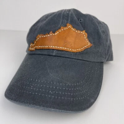 Gorra de béisbol del estado de Kentucky sombrero parche bordado gris ajustable bluegrass Foto 1 de 4