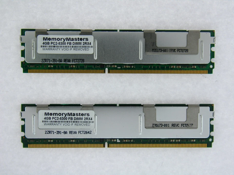 NOT FOR PC! 8GB 2x4GB PC2-5300 ECC FB-DIMM for Apple Mac Pro (4-core) 1st Gen - Image 1 of 4