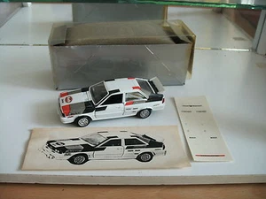 Conrad Audi Coupe Quattro "Audi Sport" in White on 1:43 in Box - Picture 1 of 3
