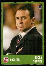 2004 Sydney Roosters NRL Daily Telegraph Card - Ricky Stuart