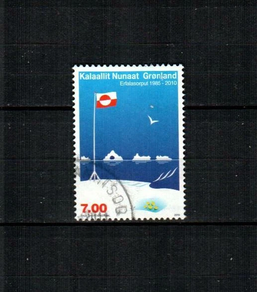 GREENLAND Scott's 571 ( 1v ) Flag of Greenland F/VF Used ( 2010 ) #3 - Image 1 of 1