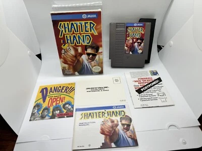 Shatterhand Nintendo NES Completo En Caja con Tarjeta Reg y Póster ¡Gran Forma! ¡Raro! Foto 1 de 4