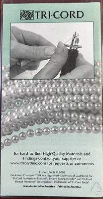 Original Tri-Cord Knotter, Professional Knotting Tool, Pearls Beading USA Made - Image 1 of 4