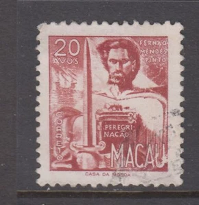 Macau - 20a Mendes Pinto (Used) 1951 (CV $12) - Picture 1 of 1