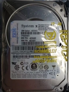 NEW IBM System x SFF 146 GB 2.5" SAS 10K RPM Hard Drive 42D0422 42D0421 42C0521 - Picture 1 of 6