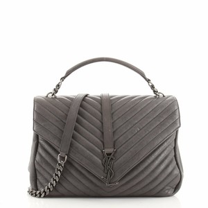 grey ysl bag