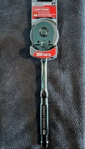 NEW Craftsman Overdrive 180 Tooth 1/2 in Drive Gunmetal Chrome Ratchet CMMT82113 - Picture 1 of 1