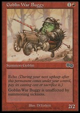 Magic the Gathering MTG Goblin War Buggy (196) Urza's Saga   NM