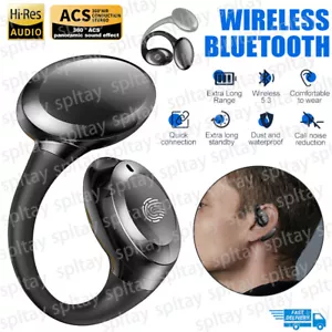 Bluetooth 5.3 Headset Stereo Kopfhörer Kabellos Ohrhörer Mit Mikrofon Für Handy - Bild 1 von 21