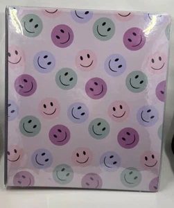 Smile Face 1" 3 Ring Hardback Binder - Picture 1 of 3