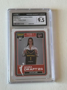 2024 Panini Instant WNBA 1 Draft CAITLIN CLARK Indiana Fever CGC 9.5 Rookie Card - Picture 1 of 4