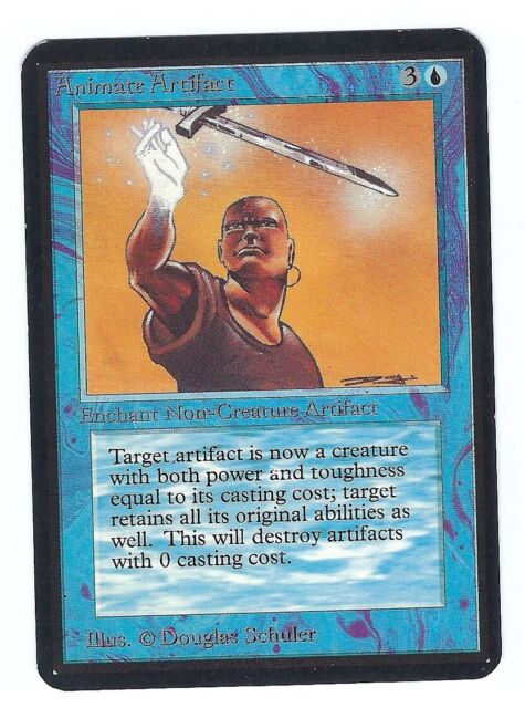 Magic: The Gathering Blue Rare Limited Edition-Alpha Individual