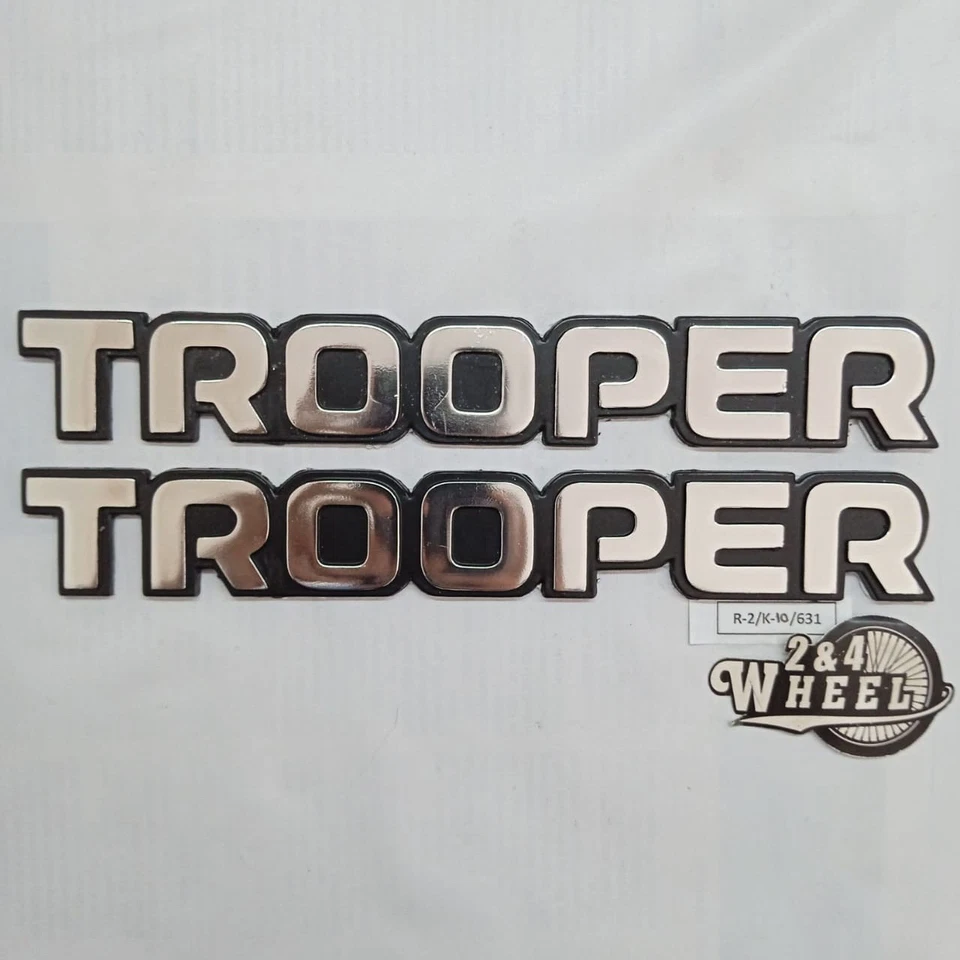 Isuzu Trooper 1986 1987 1988 1989 1990 1991 Trooper emblema insignia par NUEVO Foto 1 de 4