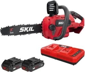 Skil PWRCore 20V Brushless Chainsaw Kit with 2x2.5Ah Batteries and Dual Charger. - Picture 1 of 10