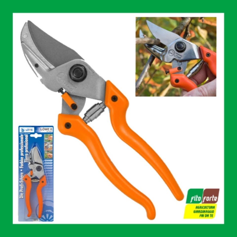 FORBICE STOCKER LOWE 8.104 TAGLIO A BATTENTE FORBICI DA POTA BYPASS LAMA CURVA - Immagine 1 di 1