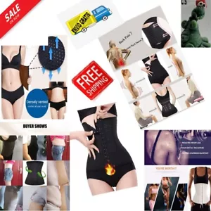 BELLISSIMO Waist Trainer Shaper per Donna Body Modeling Cintura Shapewear Dimagrante NUOVO - Foto 1 di 14